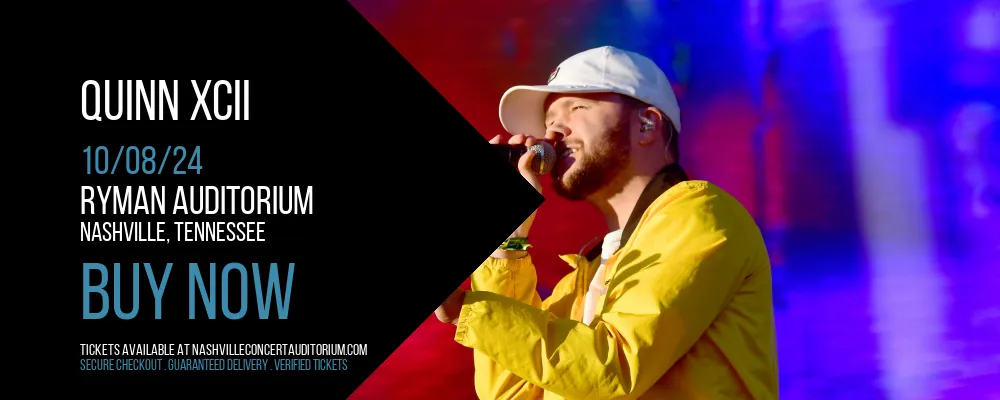 Quinn XCII at Ryman Auditorium