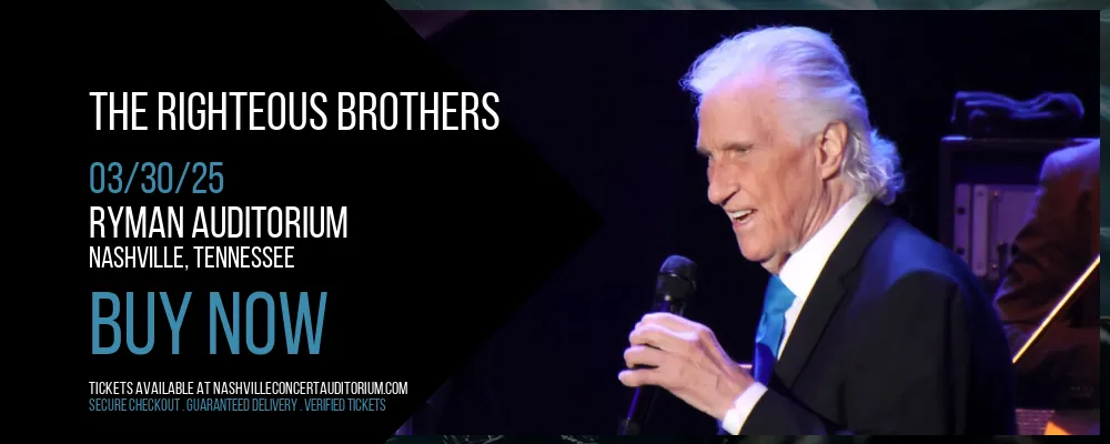 The Righteous Brothers at Ryman Auditorium